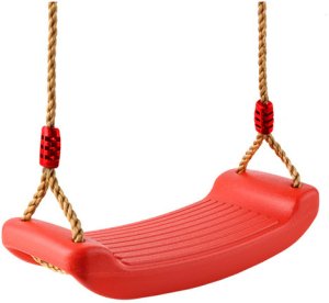 Huśtawka plastikowa - czerwona 23555 6