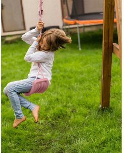 Huśtawka plastikowa - różowa 25445 11