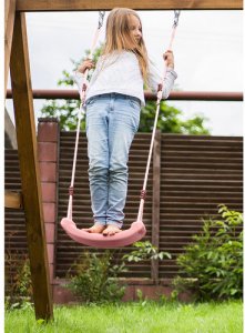 Huśtawka plastikowa - różowa 25445 10