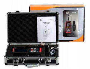 MIERNIK WIBRACJI CYFROWY WIBROMETR CZUJNIK DRGAŃ Z SONDĄ NA PRZEWODZIE LCD 5