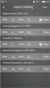 HIGROMETR miernik wilgotności temperatur BLUETOOTH 13