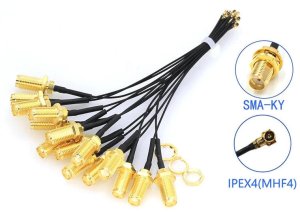 Kabel Digitus Antenowy 0.1m czarny 2