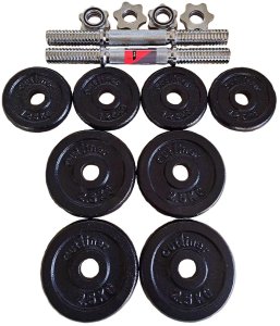 Outliner 20Kg Cast Iron Dumbbell Set 2