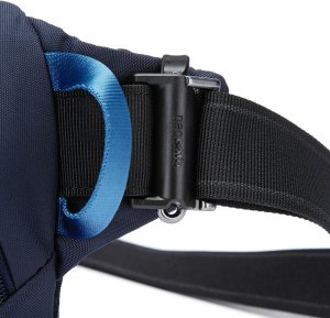 Pacsafe Saszetka nerka antykradzieżowa Pacsafe V - granatowa 12