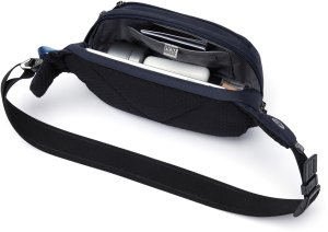 Pacsafe Saszetka nerka antykradzieżowa Pacsafe V - granatowa 9