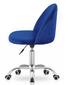 Krzesło obrotowe GLORIA OFFICE LIGHT BLUE VELVET 1