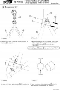 Stojak do roweru 40 kg Super-B 12