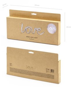 Neon LED - Love, biały, 34,5x13cm 4