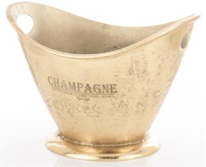 Cooler Do Szampana Dekoracyjny złoty ozdobiony 7