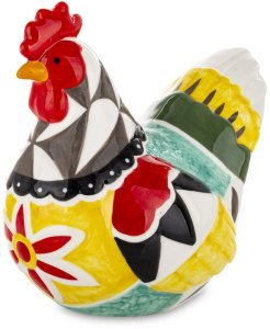 Figurka Kura Pojemnik  Ozdoba Wiosenna Wielkanoc   22,5cm x 15cm x 23cm 1