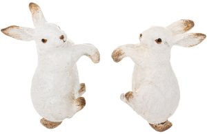 Figurka Królik  Dekoracja Ozdoba Wiosenna Wielkanoc   9cm x 4cm x 7cm 1
