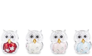 Mini Figurki Sowy sówki ozdoba idealna Na Prezent 5cm x 4cm x 3cm 1