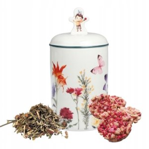 POJEMNIK ceramiczny SŁOIK do przechowywania PAN KWIATEK 1,25L 1