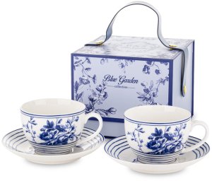Elegancka Filiżanka Ze Spodkiem Komplet dwóch sztuk w Kartoniku 1