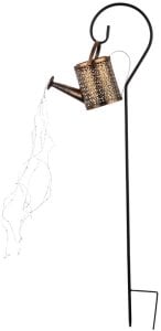 Ozdoba Konewka Led metalowa na stojaku Ozdoba do ogrodu  H: 86cm 1