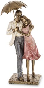 Figurka Para Zakochanych ozdoba do wnętrz Walentynki 1