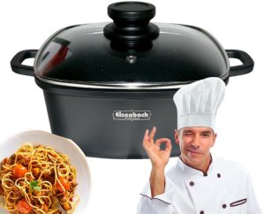 Garnek, brytfanka z powłoką zapobiegającą przywieraniu 2,8 L, Eisenbach 3