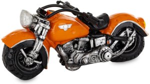 Figurka Motocykl Pomarańczowy Ozdoba do Pokoju salonu  7cm x 15,5cm x 8cm 1