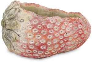 Osłonka na Doniczkę truskawka Betonowa do Pokoju 12,5cm x 21cm x 15,5cm 1