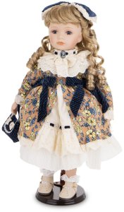 lalka Laleczka kolekcjonerska Figurka porcelanowa dekoracja 1