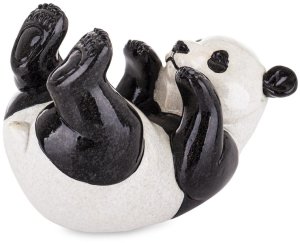 Figurka Panda Śpiąca leżąca na Plecach 1