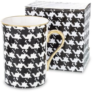 Kubek Porcelanowy Pepitka Złote Wykończenie W Pudełku 1