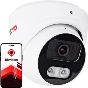 Kamera kopułowa IP KEEYO LV-V-IP5M25DF-DL 5Mpx, hybrydowe doświetlenie IR/LED 1