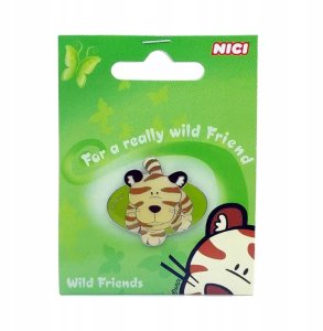 PROMO Przypinka metalowa Wild friends mix 26745 NICI 2