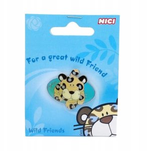 PROMO Przypinka metalowa Wild friends mix 26745 NICI 3