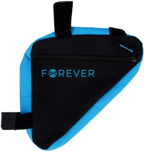 Torba rowerowa pod ramę FB-100 Forever Outdoor czarno-niebieska 1