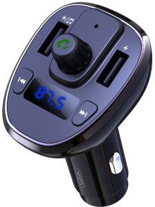 XO transmiter FM BCC05 Bluetooth MP3 ładowarka samochodowa 18W czarna 1