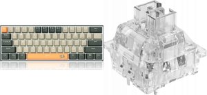 Klawiatura Redragon Redragon K606 Lakshmi Red switch (K606-OG&GY&BK) + A113 HP2 Panda Keycaps (A113 HP2) 1