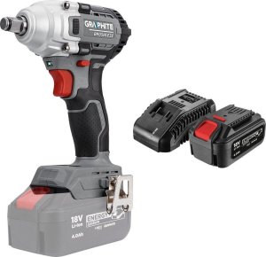 Klucz udarowy Graphite Klucz udarowy bezszczotkowy 18V, 330Nm, Energy+ 58G028-1 + akumulator 4 Ah z ładowarką 58GE132 1