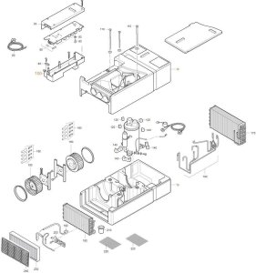 Obudowa elektroniki do systemów klimatyzacji Saphir Compact 1