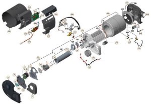 Osłona elektroniki Combi do Combi 4 / 4E / 6 / 6E od 04.2007 do 05.2018 1