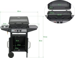 GRILL GAZOWY 2+1, 8KW 11