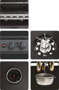 GRILL GAZOWY 2+1, 8KW 10