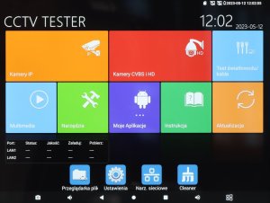 WIELOFUNKCYJNY TESTER CCTV CS-H9F-80HX 13