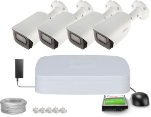 Zestaw do monitoringu  4x IPC-HFW3541E-AS-0360B-S2 5Mpx IR 50m Dahua 1