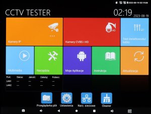 WIELOFUNKCYJNY TESTER CCTV CS-H9F-80C 9