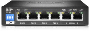 BCS Zestaw do monitoringu 4x BCS-P-TIP24FSR4-Ai2 4Mpx IR 40m WDR Funkcje inteligentne 3