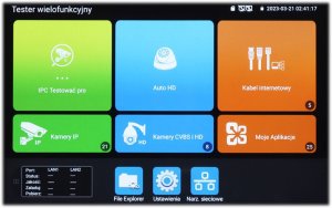 Wielofunkcyjny tester CCTV CS-H9-70E 9