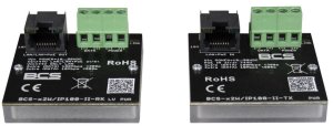 Rejestrator BCS Zestaw aktywnych konwerterów do transmisji danych z sieci Ethernet oraz zasilania PoE BCS-X2W/IP100-II 4
