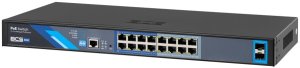 16 portowy switch PoE zarządzalny BCS-B-SP16G-2SFP-M 2