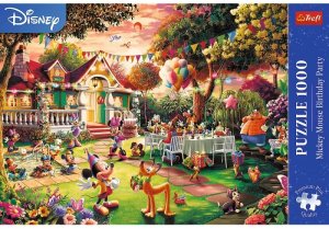Trefl Puzzle Premium Plus Quality Przyjęcie urodzinowe Myszki Mickey 1000 elementów 1