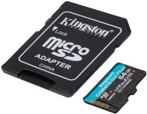 Karta Kingston Canvas Go! Plus (Gen4) MicroSDXC 64 GB Class 10 UHS-I/U3 A2 V30 (SDCG4/64GB) 2