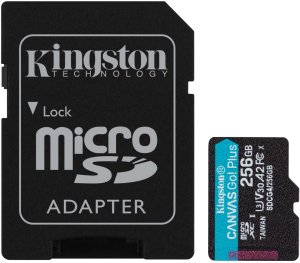 Karta Kingston Canvas Go! Plus (Gen4) MicroSDXC 256 GB Class 10 UHS-I/U3 A2 V30 (SDCG4/256GB) 1