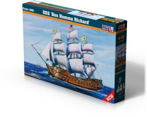 Model statku do sklejania USS Bon Homme Richard 1:500 D-165 1