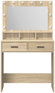vidaXL Stół toaletowy Sonoma oak Drewno inżynieryjne 79 x 41 x 135 cm (865084) 5