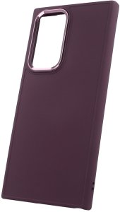 Nakładka Satin do Samsung Galaxy S22 Ultra burgundowa 1